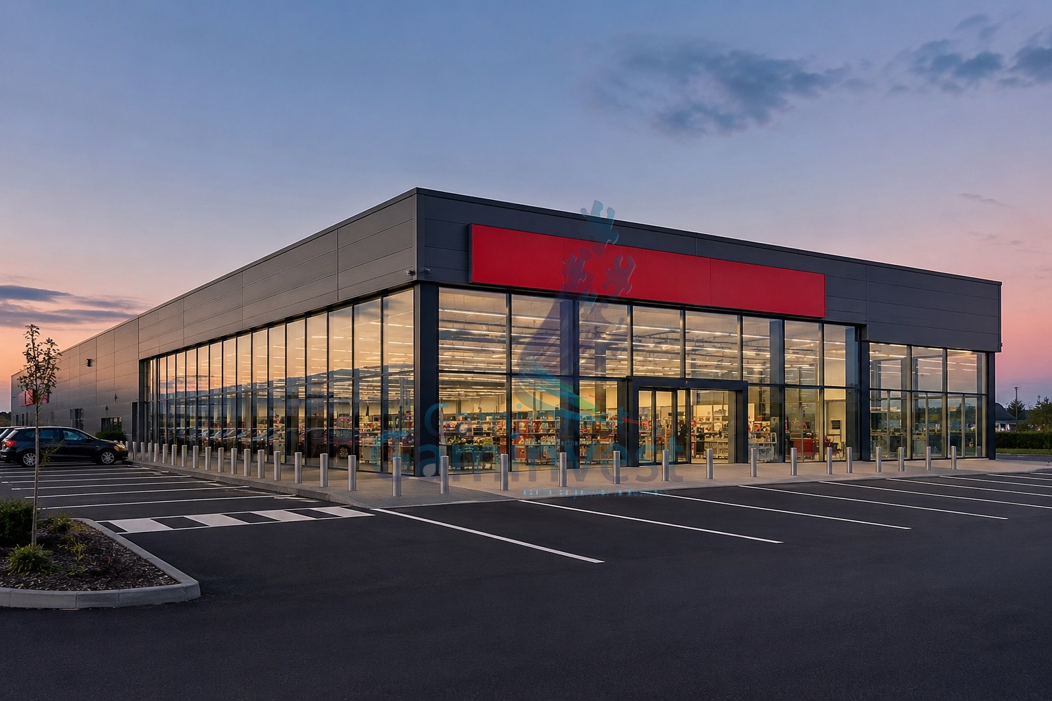 Commercial Showroom for Sale with Long-Term Lease Agreement to a National Retailer – Oradea, Romania