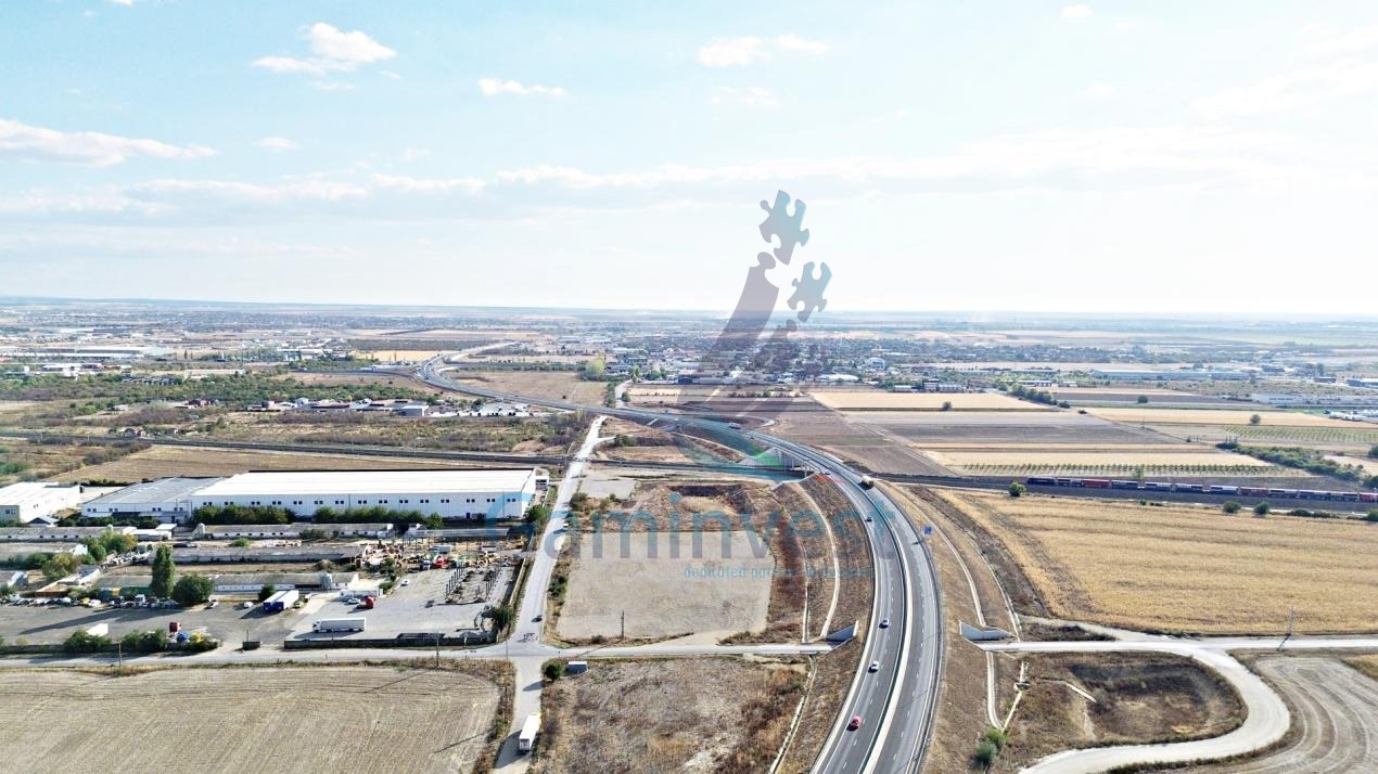 Idustrial land for sale with permitted project for logistic warehouse in Oradea, Romania